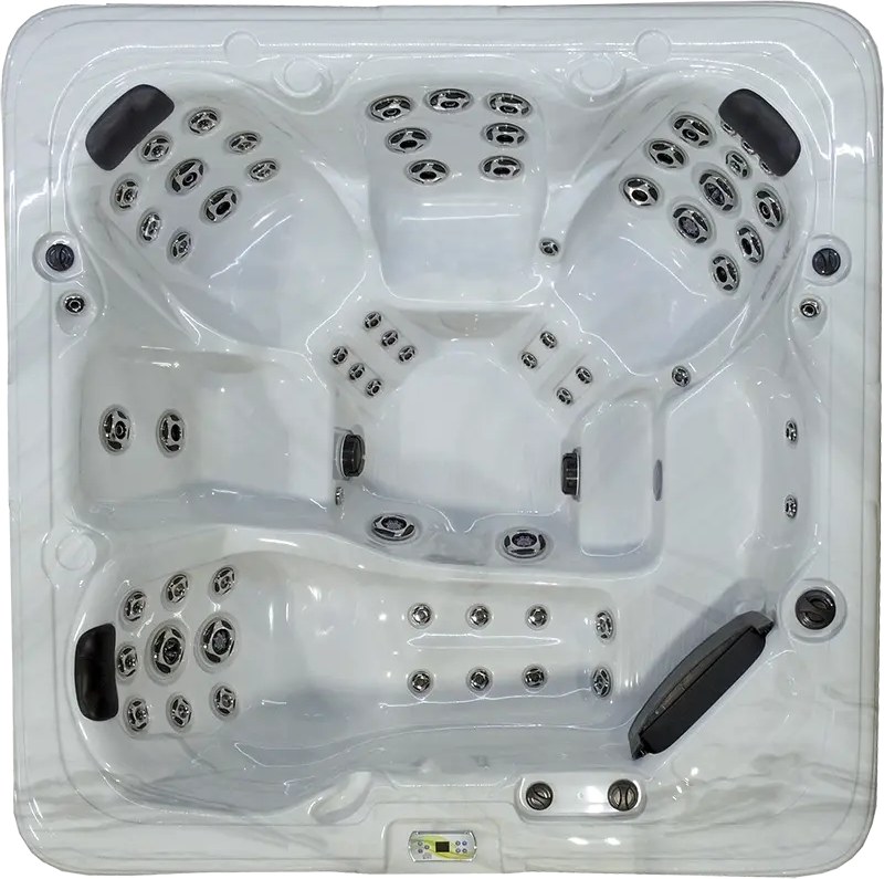 Jacuzzi Garden Leisure GL863L visto desde arriba