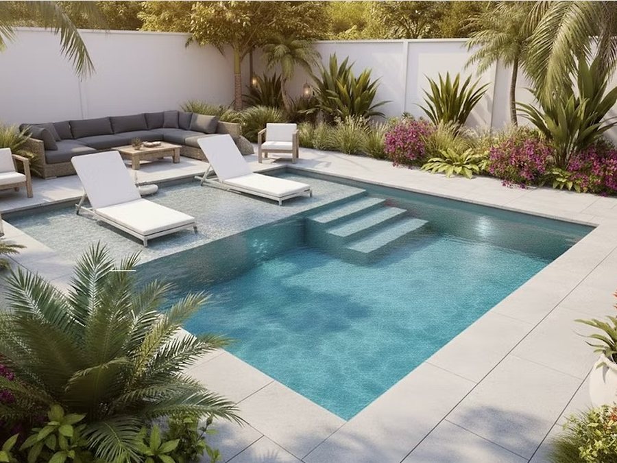 Piscina Serena Tropical de Forze Corp.